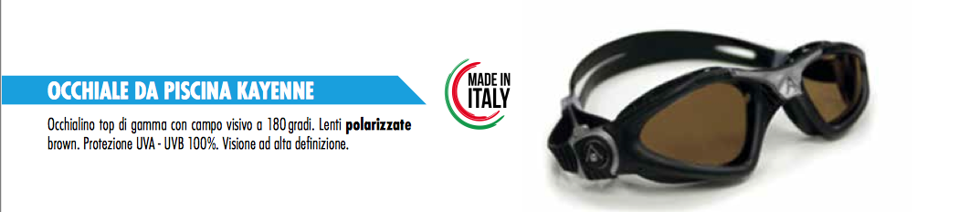 OCCHIALE DA NUOTO KAYENNE con lenti polarizzate